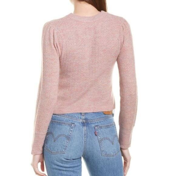 WAYF Pointelle Wool-Blend Cardigan, S, NWT - Picture 2 of 5